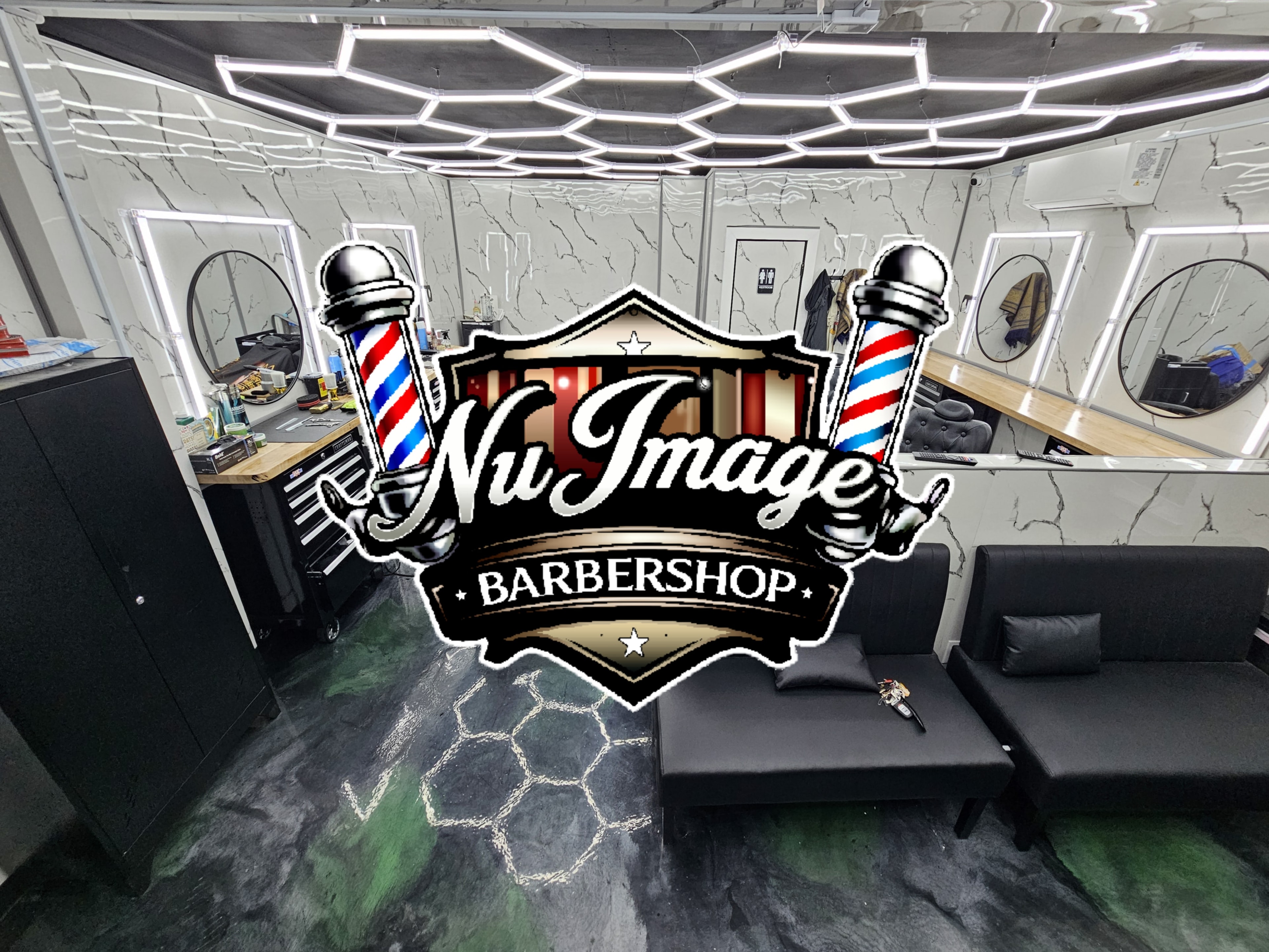 Nu Image Barbershop Interior